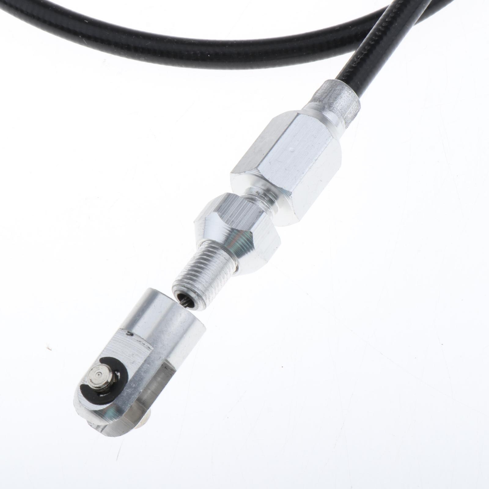 Rvs Gaskabel Met Fittingen, Zwart, 56Inch Rvs Kabel, 36Inch Behuizing