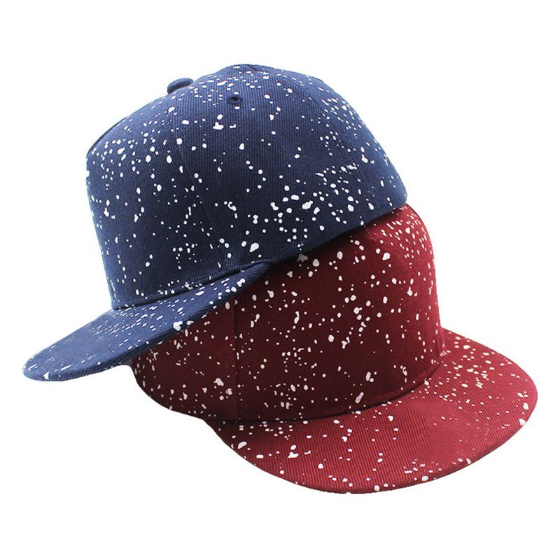 1 pc unisex-hatte med prikker, justerbare børn, børn, afslappet baseballkasket, sun hip hop snapback til drenge, piger