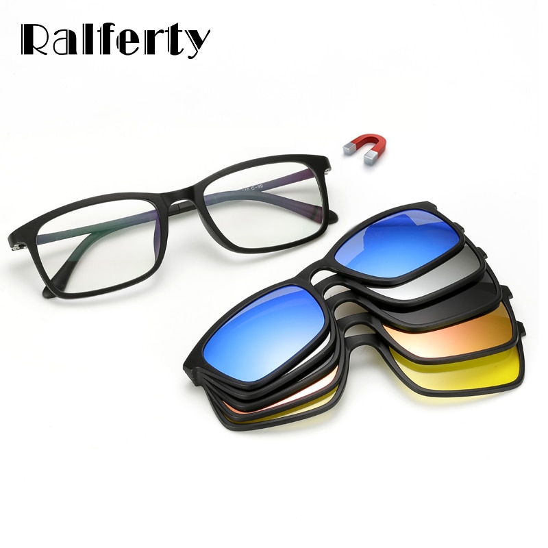 Ralferty 8803 Magnet Sunglasses Clips Spare Magnetic Glasses Frames (Only fit to 8803 original frame)