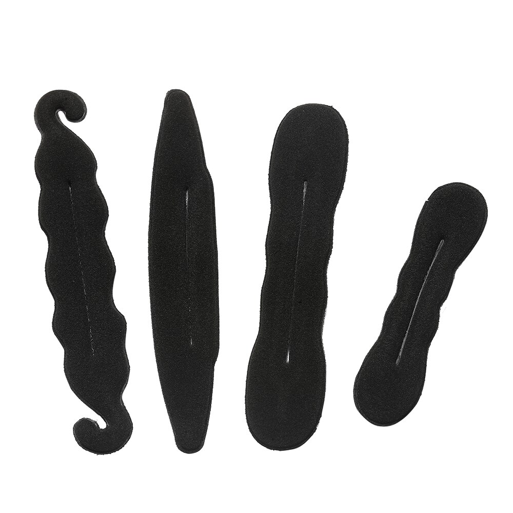 Rouleau éponge pour cheveux, outil de coiffure, pince à cheveux, accessoires pour cheveux, 4 pièces