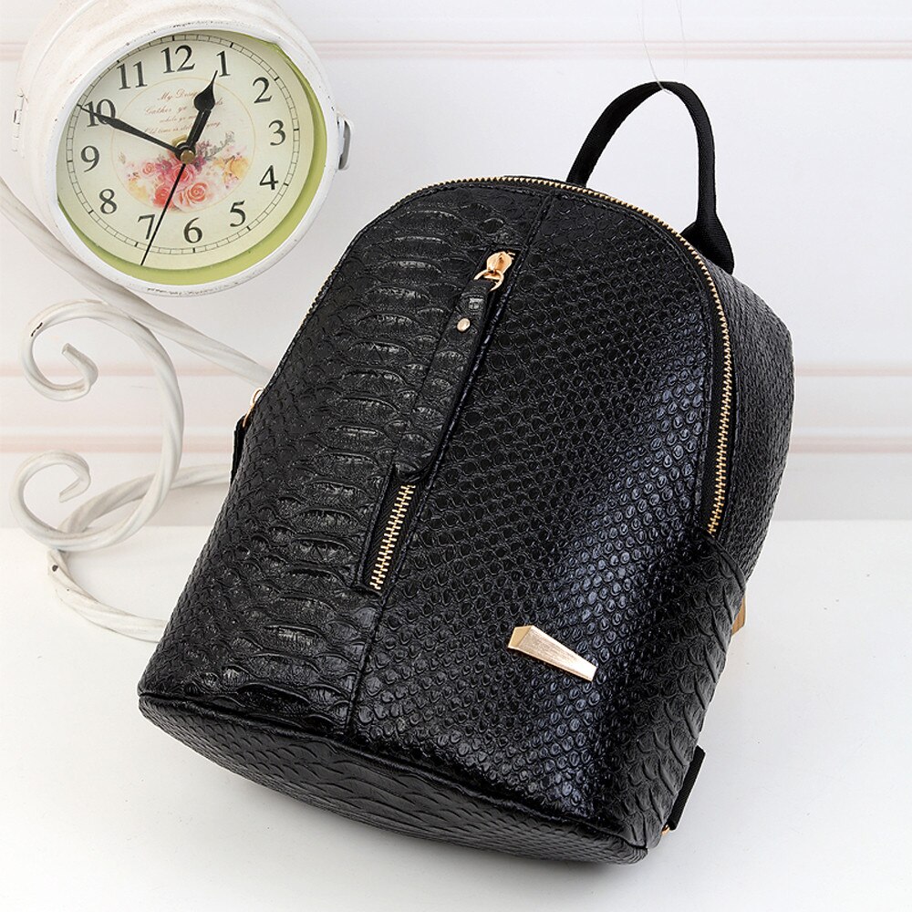 Women Leather Large Capacity Backpacks Schoolbags Travel Shoulder Casual Wild Bag Mujer Bolsa Feminina#25