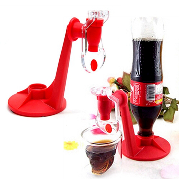 Novelty Soda Water Kettles Hand Press Cola Soda Dispenser Beverage Switch Saver Drinkers for Birthday Party Home Bar Gadget