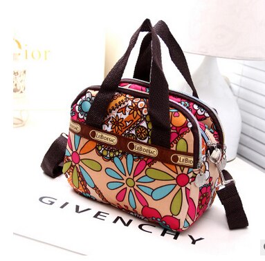 Women's Satchel Shoulder Bag Nylon Tote Messenger Cross Body Waterproof Handbag: D