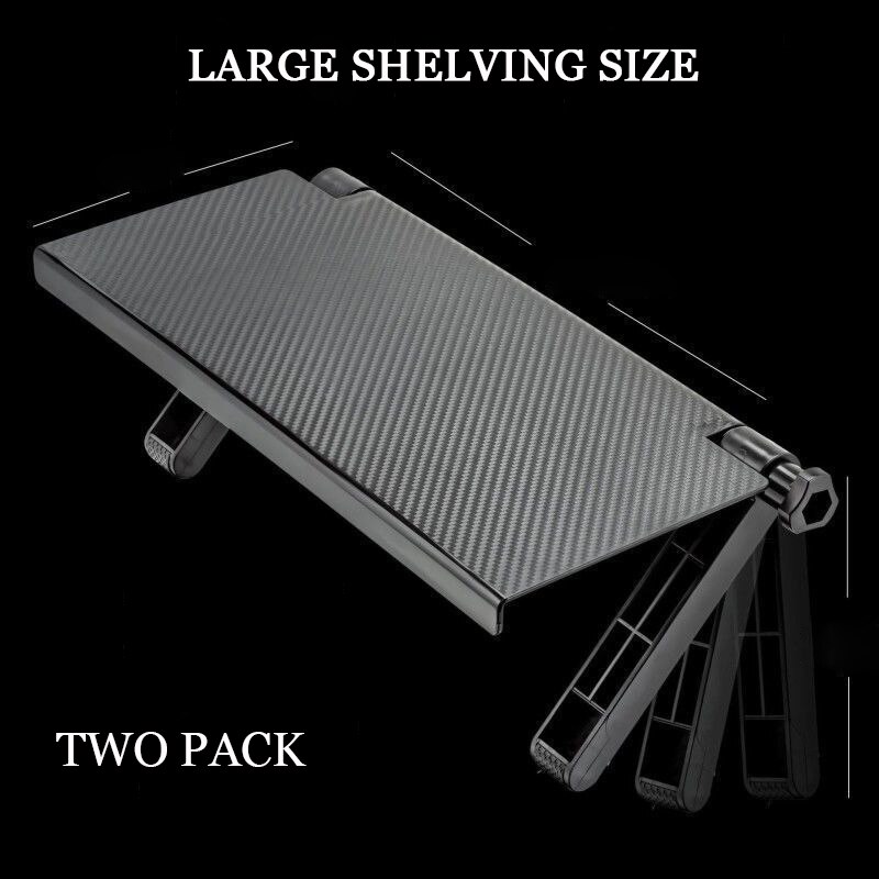 1/2PCS Adjustable TV Screen Top Storage Shelf Holder Computer Monitor Desktop Stand TV Rack Display Shelf Organizer Bracket: Yellow