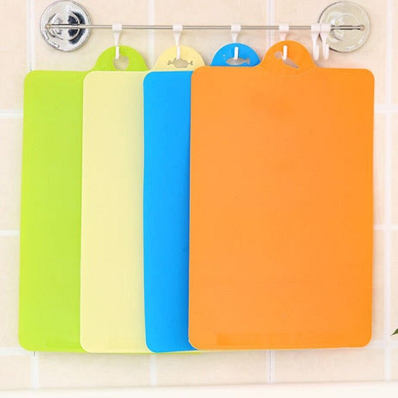 Plastic Cutting Board Food Classification Board Outdoor Camping Vegetables Fruits Meat Bread Cutting Board