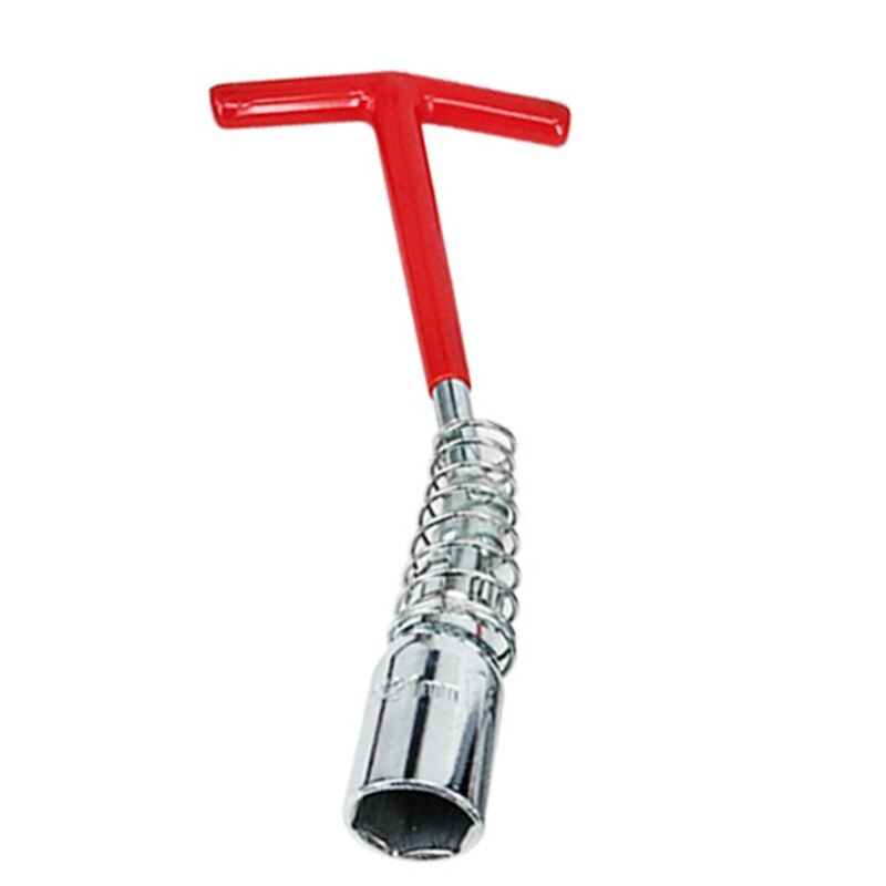 Remover Installer T-Handle Universal Joint Spark Plug Socket Wrench Automobile Maintenance Modification Disassembly Tool: 21S