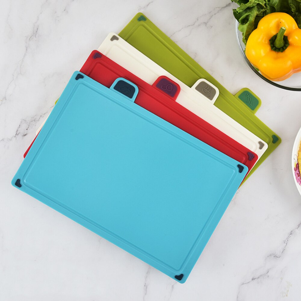 Portable Cutting Mat Set Colorful Kitchen Cutting Board Set Super Easy Clean Modern Cutting Boards Nice Flexible Non-Stick
