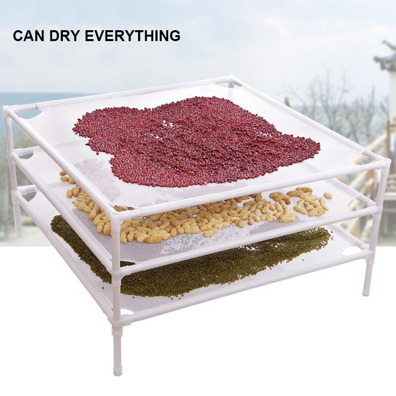 Balkon Mesh Droogrek Stapelbaar Trui Drogen Netto Floor Type Multifunctionele Droogrek Enkele Laag Huishouden Fping