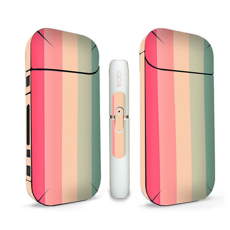 2pcs/lot pure color for IQOS Skin for IQOS 2.4 plus Electronic Cigarette Universal Sticker for iqos skin sticker