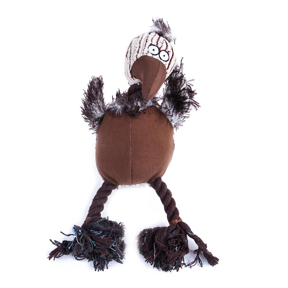 1pc Knuffel Hond Speelgoed Bite Resistant Cleaning Tanden Hond Chew Puppy Speelgoed Cartoon 17 Stijlen Dier Huisdier speelgoed Voor Katten Honden: coffee