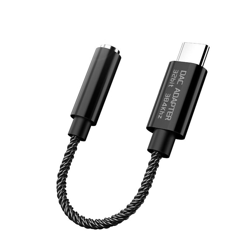 Alc 5686 usb type-c dac hoofdtelefoonversterker 16-32 ohm 3.5mm uitgangen snr 125db pcm 32 -bit 384 khz voor android, windows 10,