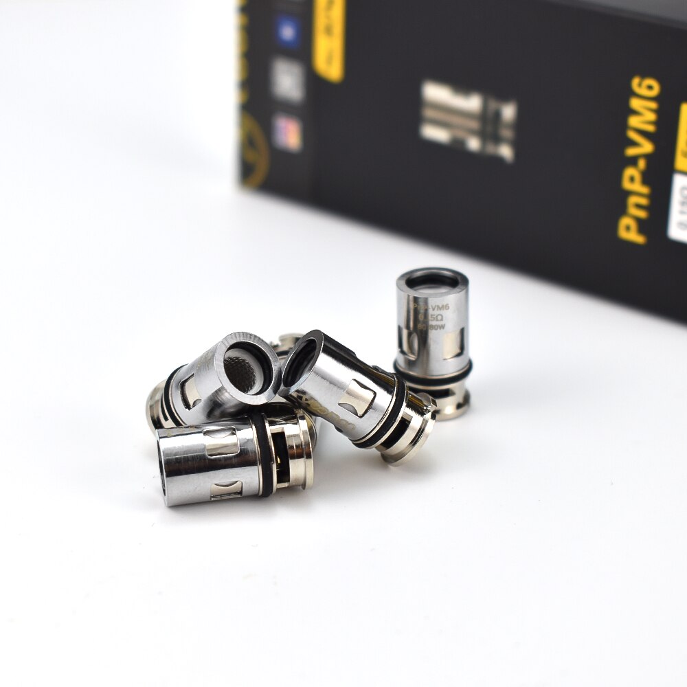 Replacement PnP Coils 0.3ohm PnP-VM1/0.15ohm VM6 Mesh Coil Compatible for Drag X/Drag S/Drag Mini/VINCI X/VINCI Mod Pod Kit