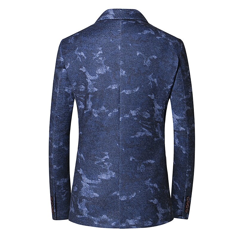 Shenrun Men Spring Autumn Blazers Slim Fit Young Wool Blend Jackets Male Business Casual Suit Jacket Blue Olive Green