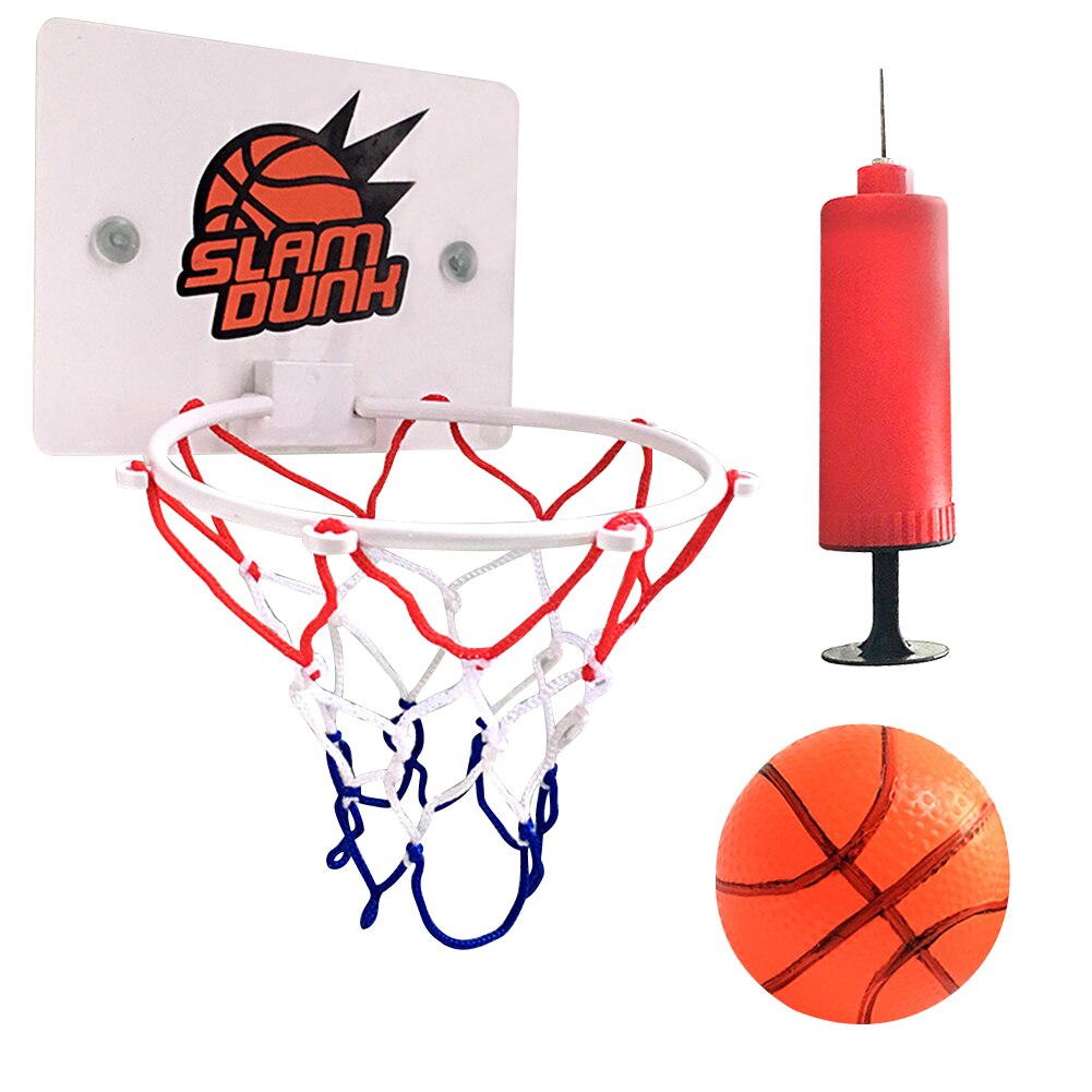 Mini Set di scatole da basket gioco al coperto per bambini giocattoli per bambini tabellone cerchio Netball Board per accessori per esercizi di facile sicurezza