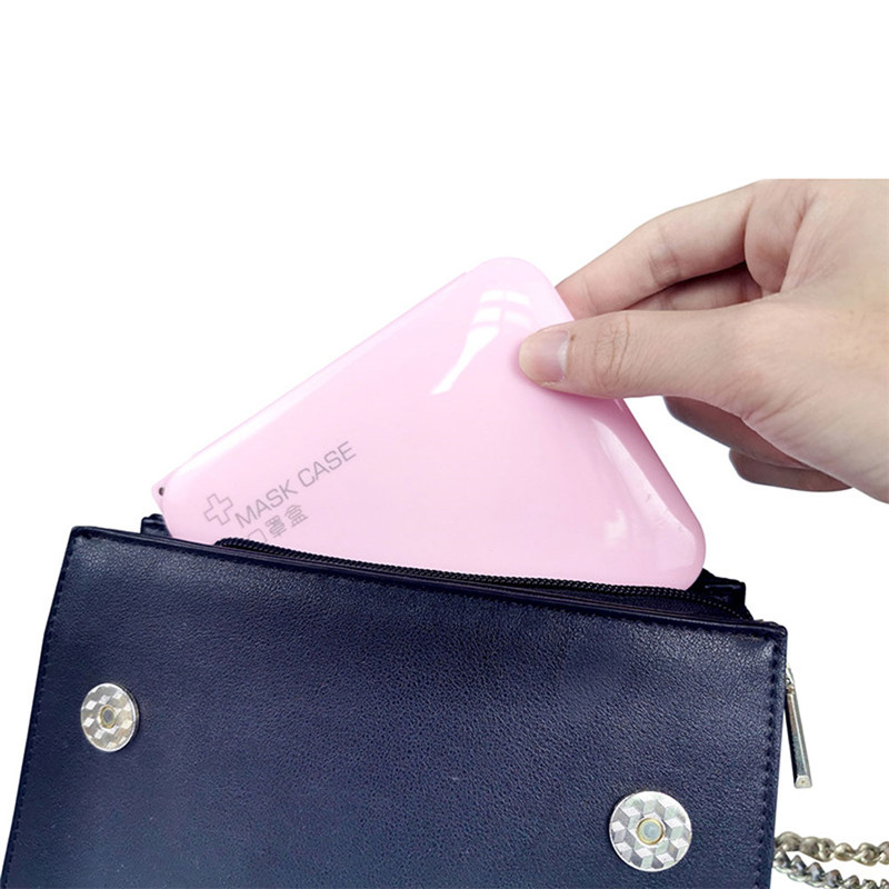 Antibacterial Mask Storage Box Portable Dustproof Moisture-proof Storage Box Band-aid Mask Case Temporary Medicine Storage Box