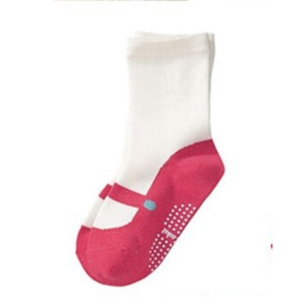 , 1 par de Calcetines antideslizantes con forma de Ballet para bebé, botines para bebé precioso lindo, medias de Ballet para niña en 3 colores: Rose red