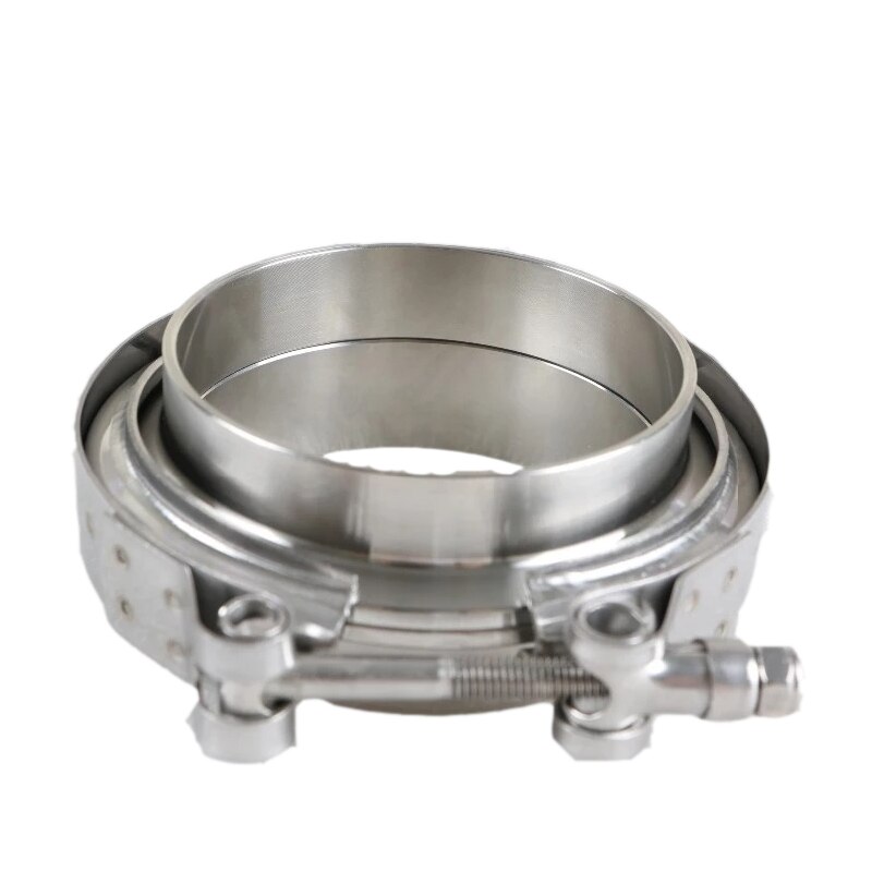 Abrazaderas Vband de liberación rápida para coche, brida de escape macho y hembra de acero inoxidable Auto 3, banda en V de 2, 2,5, 3 y 4 pulgadas, 76mm