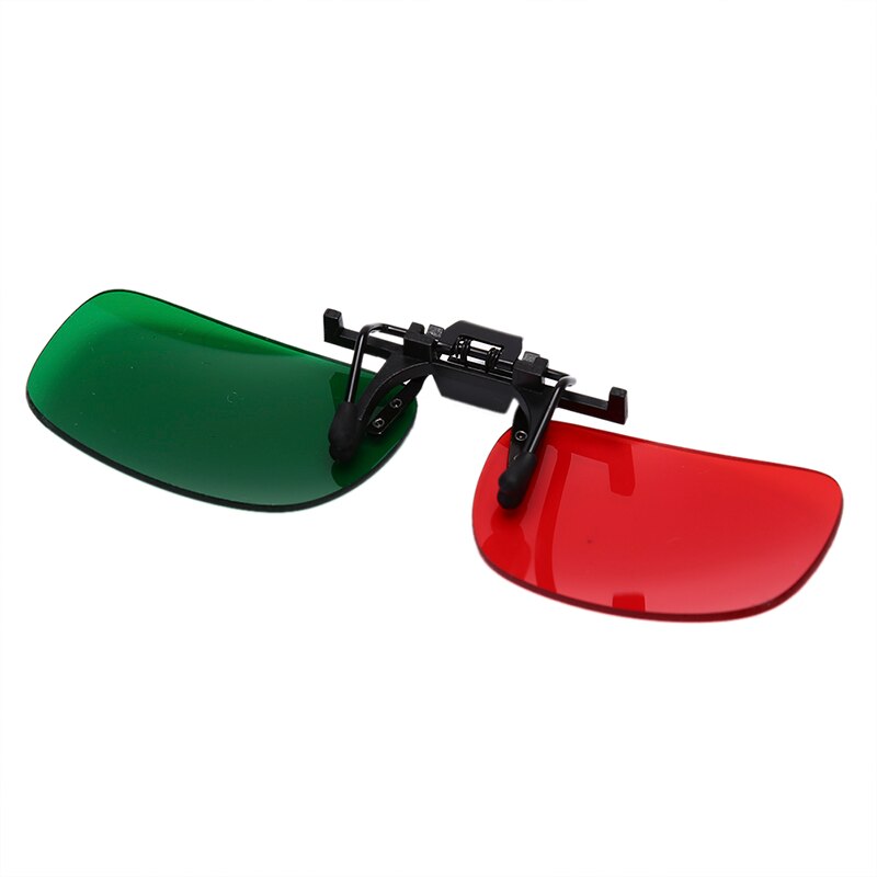 3D Glasses - Red & Cyan - Fits Over Most Prescription Glasses for Movies, Gaming, TV