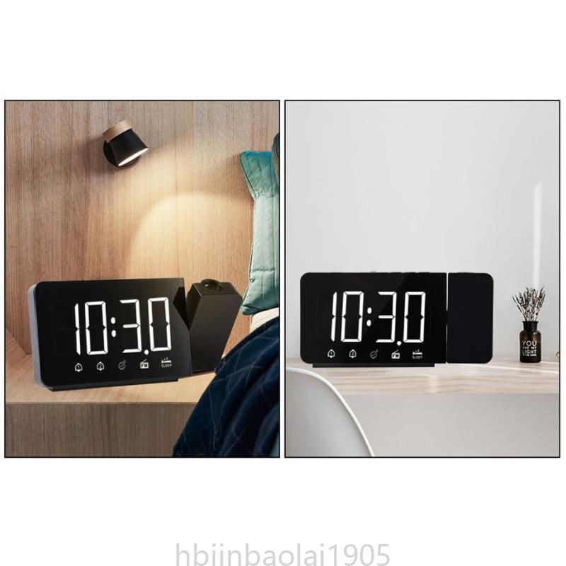 E74e led digital 2 vekkerklokke usb elektronisk klokke vekkerklokke fm-radio for tidsprosjekt