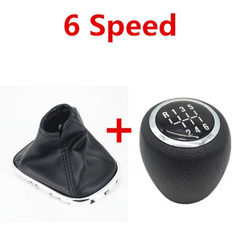 5 geschwindigkeit 6 Getriebe Manuelle MT Getriebe Auto Schaltknauf Shifter Hebel Für Chevrolet Chevy Cruze Auto Zubehör: 6speed and leather