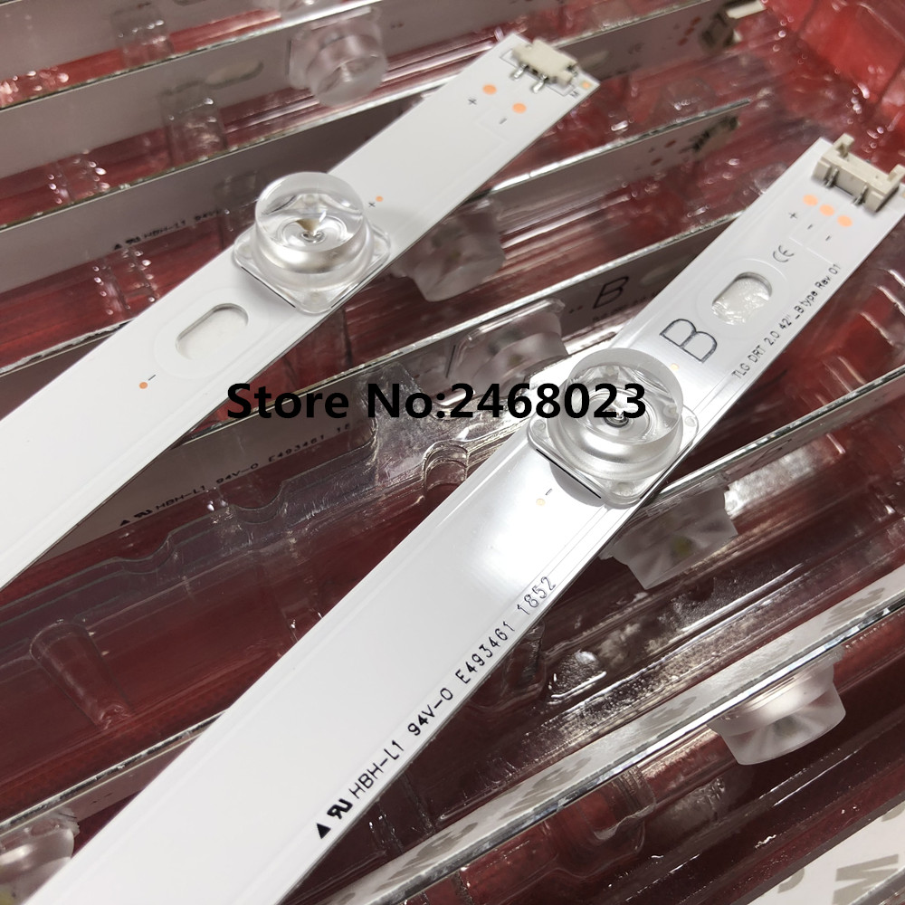 ledet bakgrunnsbelysning 8 lampe til  lg 42 tommers tv drt 3.0 42 "drt 2.0 42 " 6916l 1709b 1710b 1957e 1956e 6916l-1956a 6916l-1957a 42 lb 561v