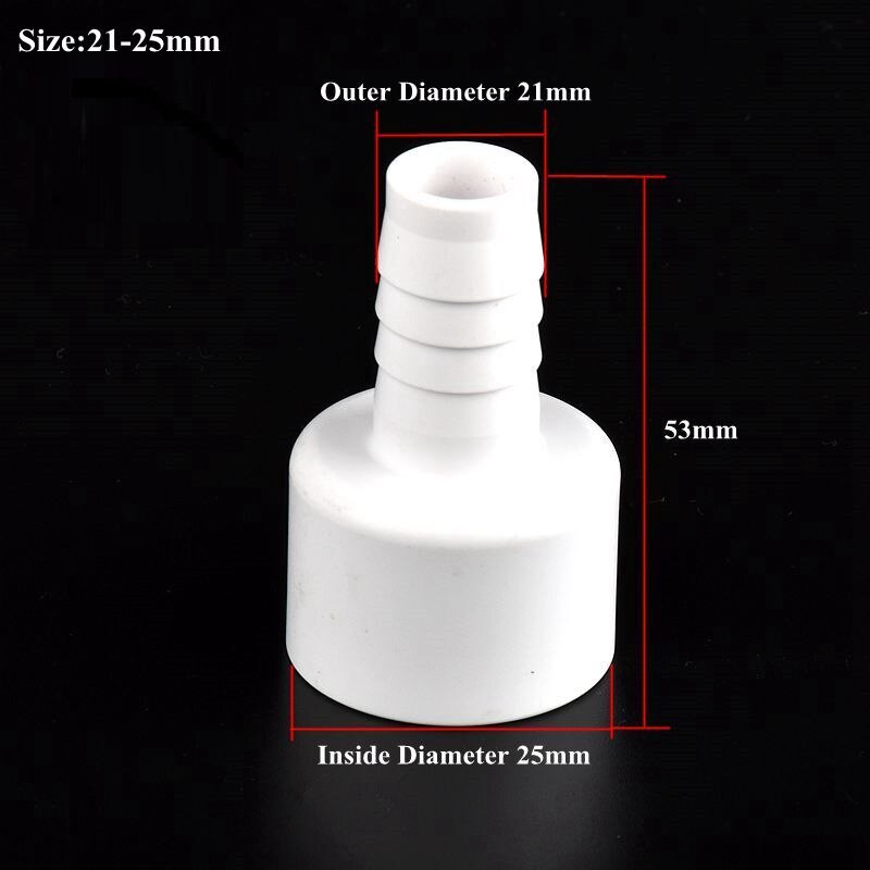 O.D 12.5-26mm Hose Pagoda Connector Variable Diameter Pagoda Aquarium Garden Watering Irrigation PVC 20-25mm Water Pipe Jiont: 1pc / O.D 21-25mm