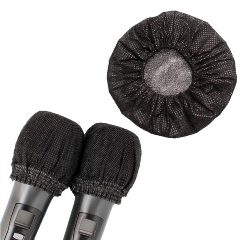 800 PCS Disposable Microphone Cover, Windsn No-Woven Protection Cover for U-Shaped and O-Shaped Microphone Studio: Default Title