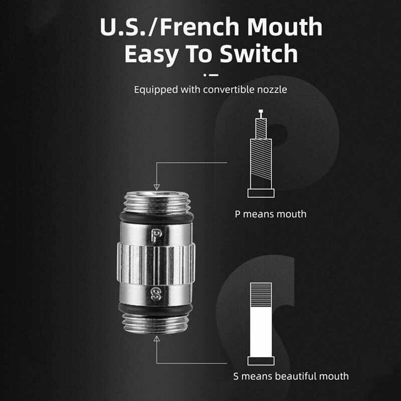 Hand Mini Bicycle Pump Tire Air Inflator LCD digital tire pressure dial pump American French conversion mouth bike mouth pump