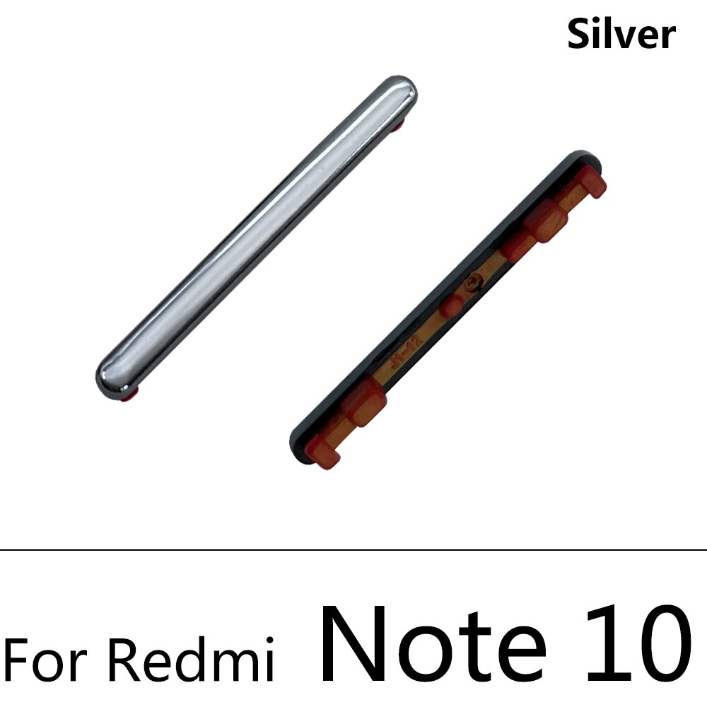 Dla Xiaomi Redmi Note 9S boczny przycisk głośności + włącznik/wyłącznik boczny zestaw dla Xiaomi Redmi Note 10 Pro boczny przycisk głośności
