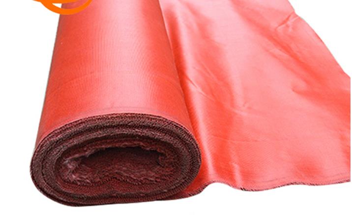 Multiple colors fiberglass cloth, fire retardant fabric material, high temperature insulation tarpaulin.fireproof cover: Red