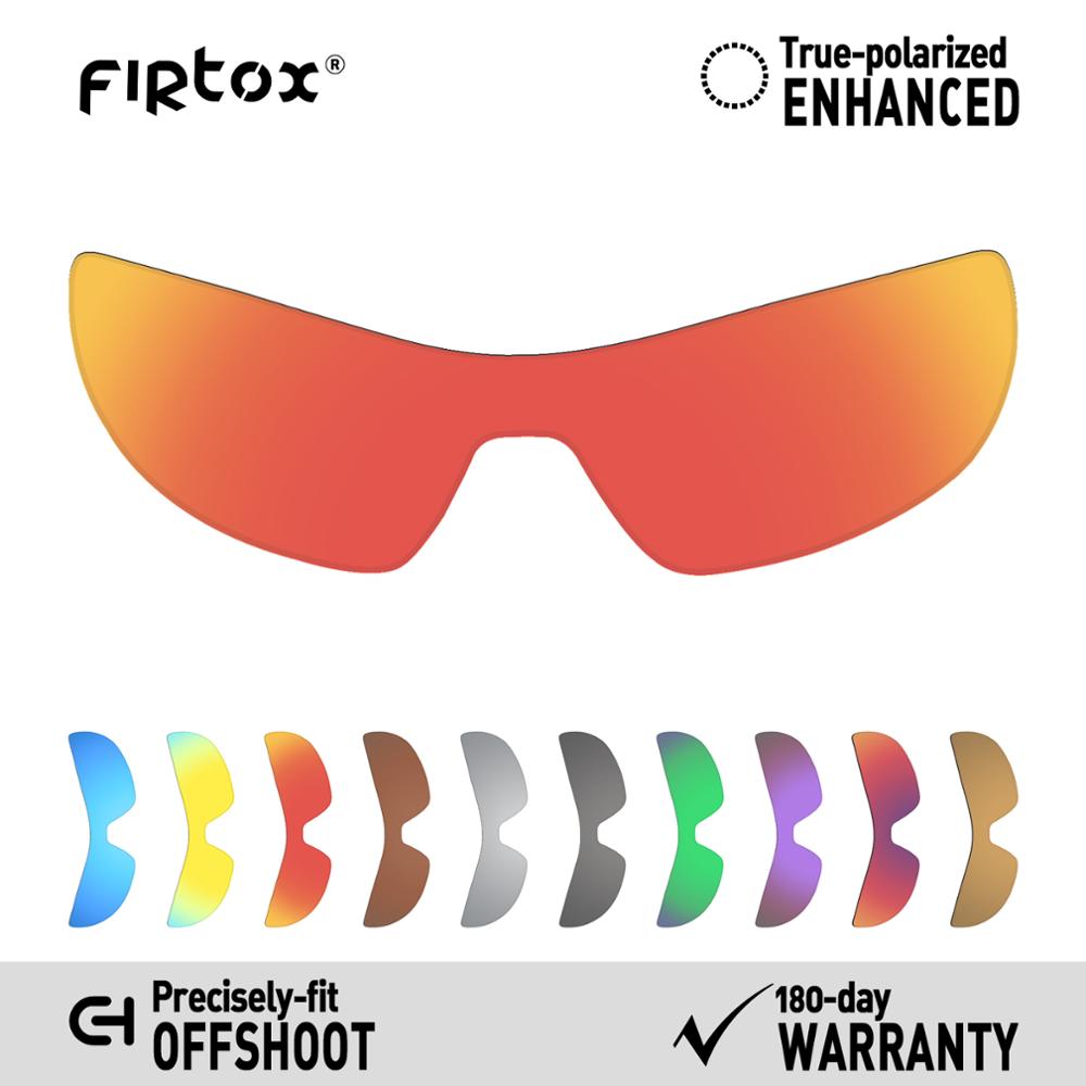 Firtox true  uv400 polariserte linser erstatning til oakley avlegger  oo9190 solbriller (kun kompatibel linse) - flere farger
