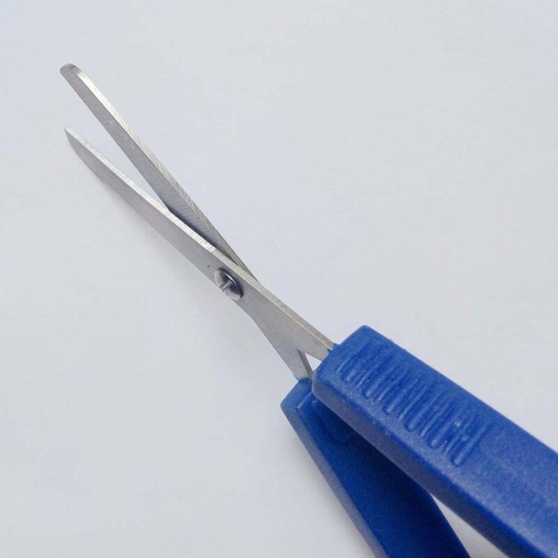 Tijeras de bucle de colores para niños, tijera de apertura automática de fácil agarre, punta redonda de seguridad, corte adaptable, Color aleatorio, 6 uds.