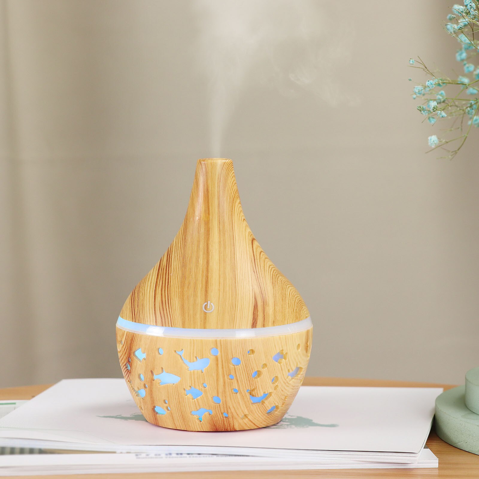 Elektryczny zapachowy nawilżacz powietrza Oli dyfuzor doprowadziło kolor światła konwersji aromat nawilżacz mgła producent dyfuzor dla domu sypialnia