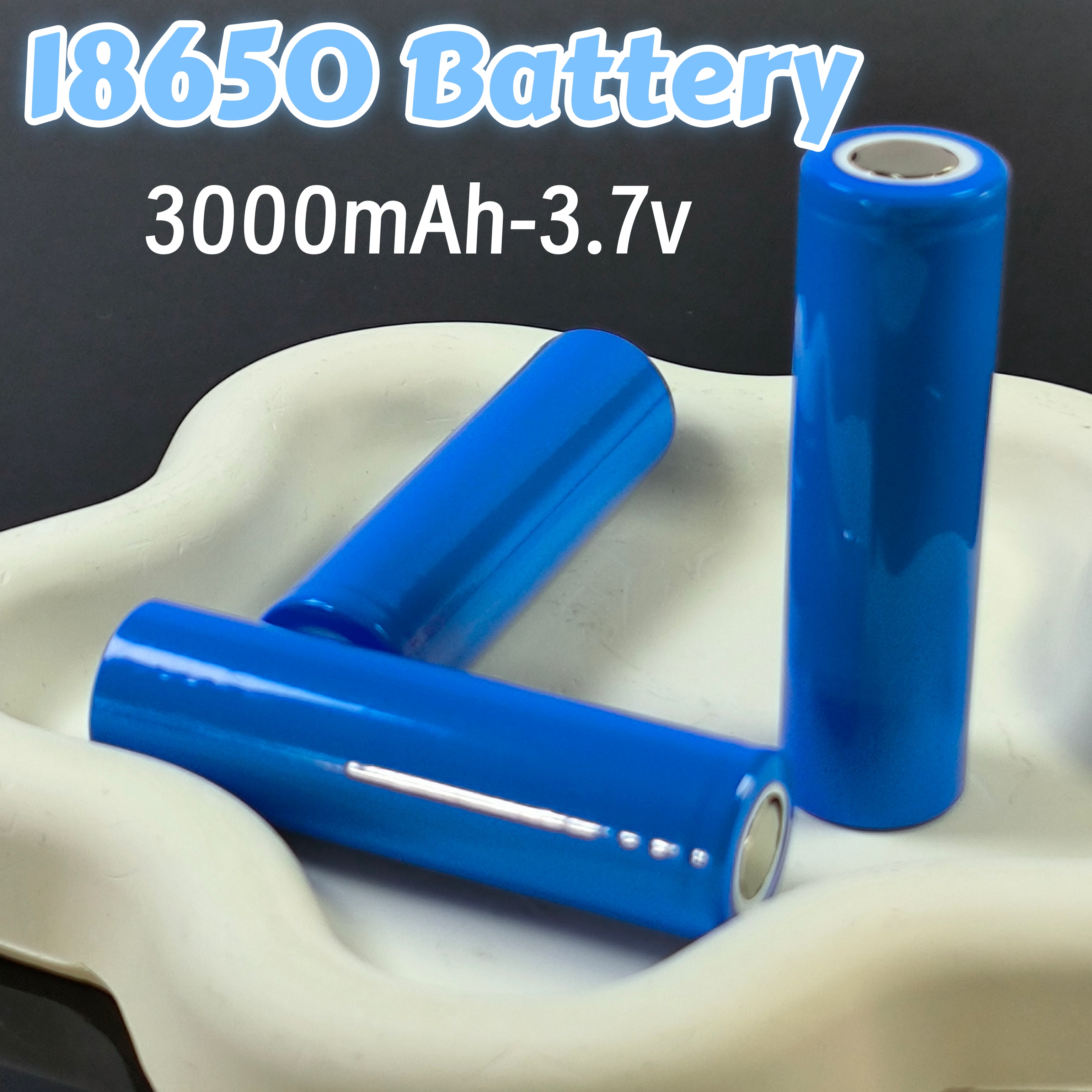 Rechargeable 18650 Li-ion Battery 3.7V 3000mAh High Capacity for Electronic Devices