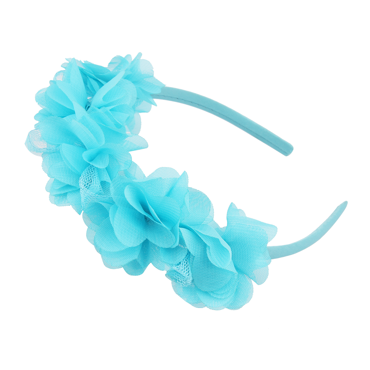 Simulation Flower Headband Girls Simple Sweet Flower Headband Children's Small Cute Headband Headwear: army green