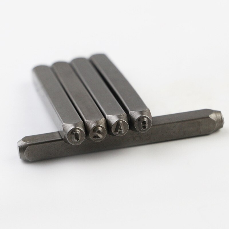 37 pçs 3mm números alfabetos perfurador ferramentas de aço letra número selos conjunto de metal endurecido couro artesanato selo ferramentas kit