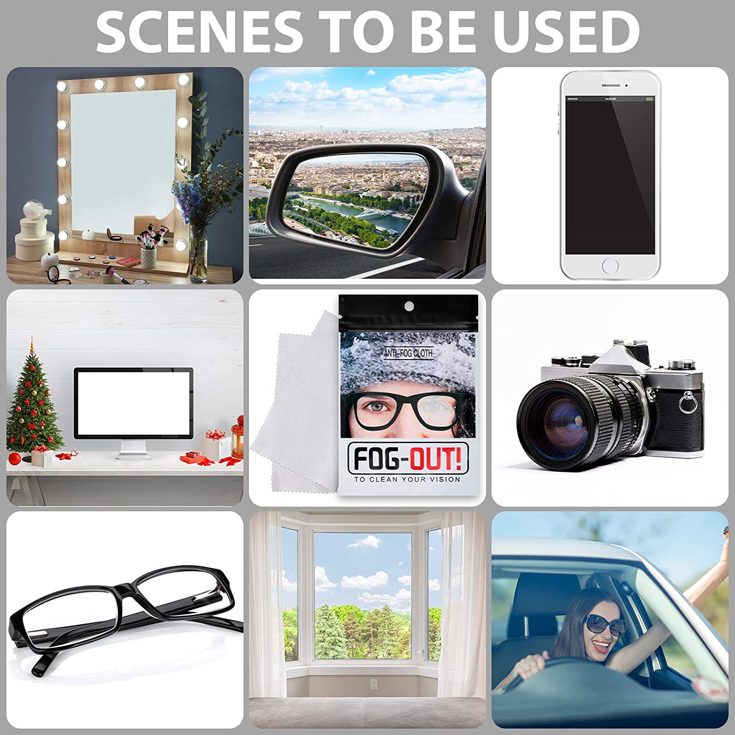 1-20 pz riutilizzabile anti-appannamento salviette per occhiali scamosciato pre-umido antiappannamento panno per lenti Defogger occhiali pulisci occhiali salviette