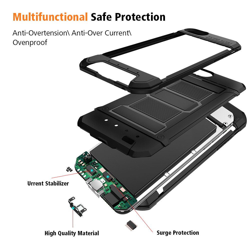 FLOVEME Battery Charger Case For iPhone 6 6s 7 8 Plus Power Bank Case Portable External Backup Charging Case Cover 3000/4200mAh