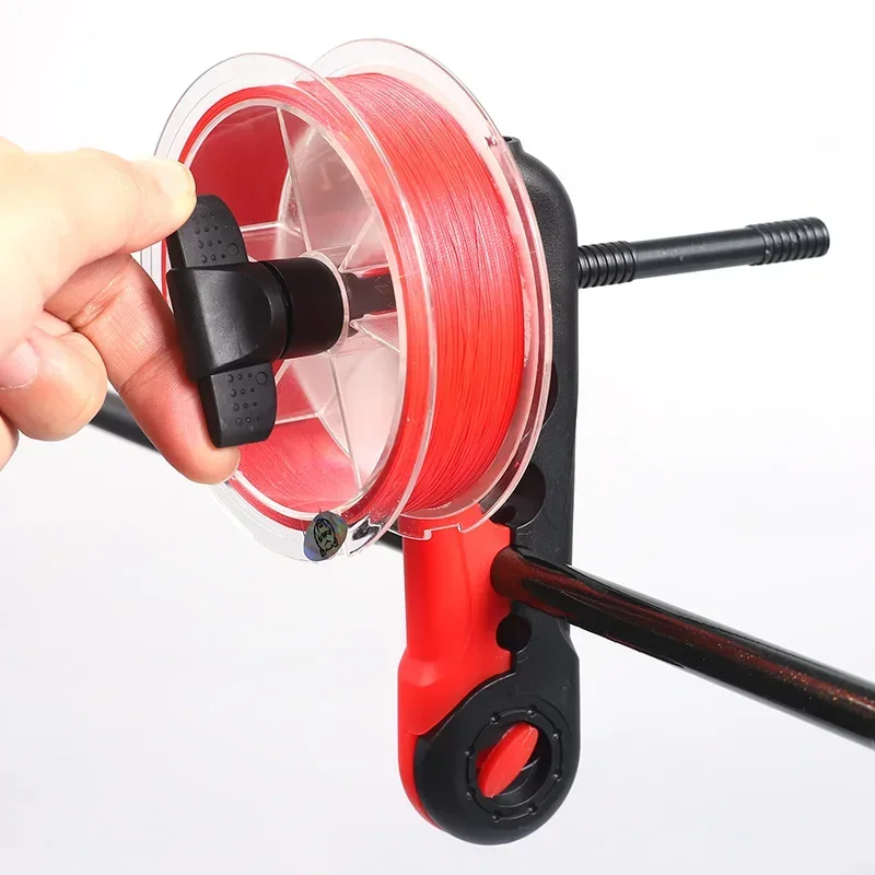 Enrouleur de ligne de pêche Portable, Machine à bobine de ligne, moulinet Spinning Baitcasting, équipement de pêche à la carpe