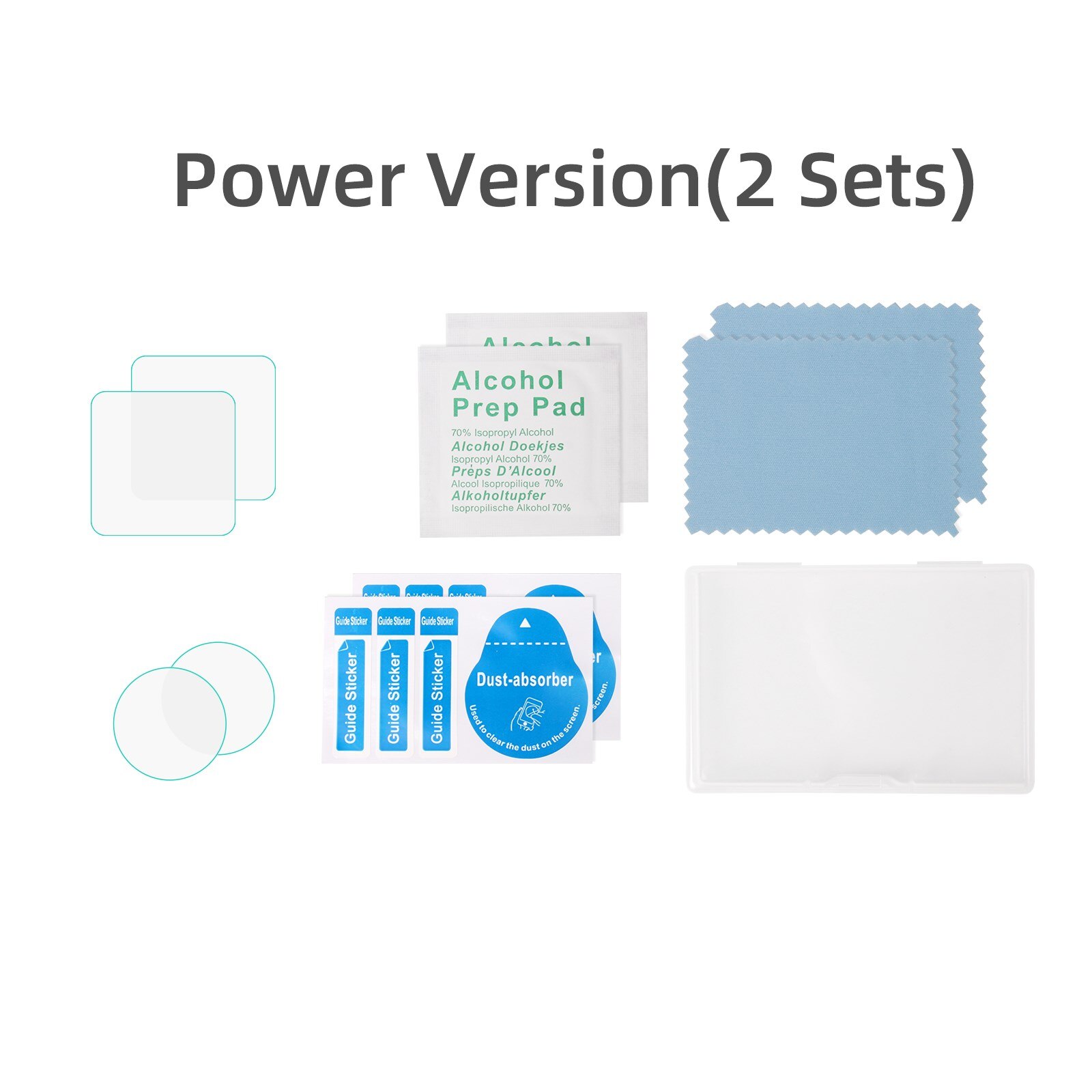 DJI ACTION 2 tempered film accessories camera lens display protective film DJI ACTION 2 HD explosion-proof film: Endurance 2p