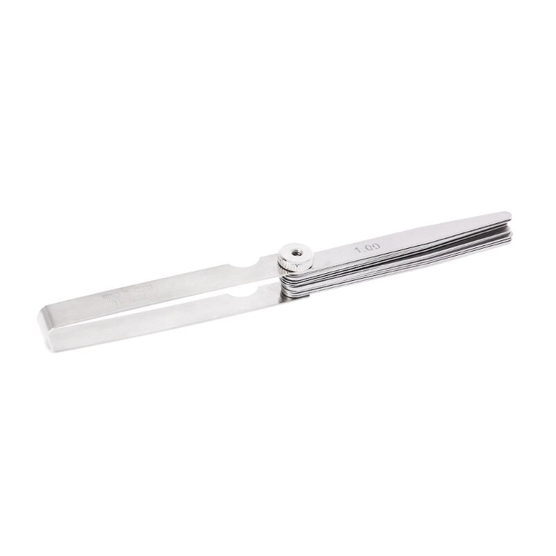 Calibrador de 20 hojas de 0,05-1mm, herramienta de medición de espesor, relleno de huecos métricos 4XFD