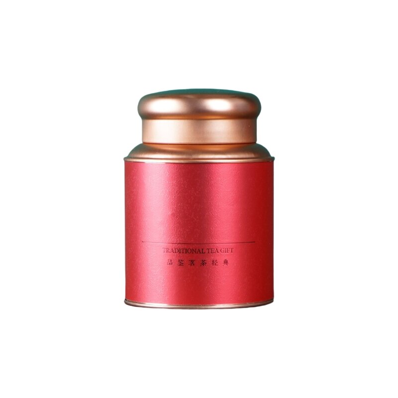 Boîte à thé mignon en fer blanc, petit récipient de stockage artisanal pour thé en vrac hermétique bonbons chocolat sucre épices GXMA