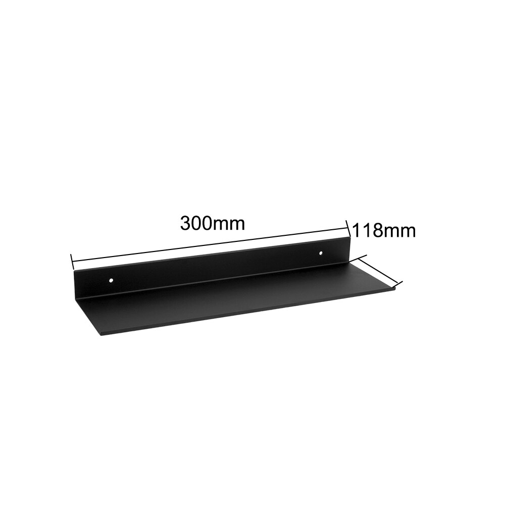 30-60Cm Keuken Wandplank Zwart Opbergrek Aluminium Badkamer Planken Accessoires: 30cm