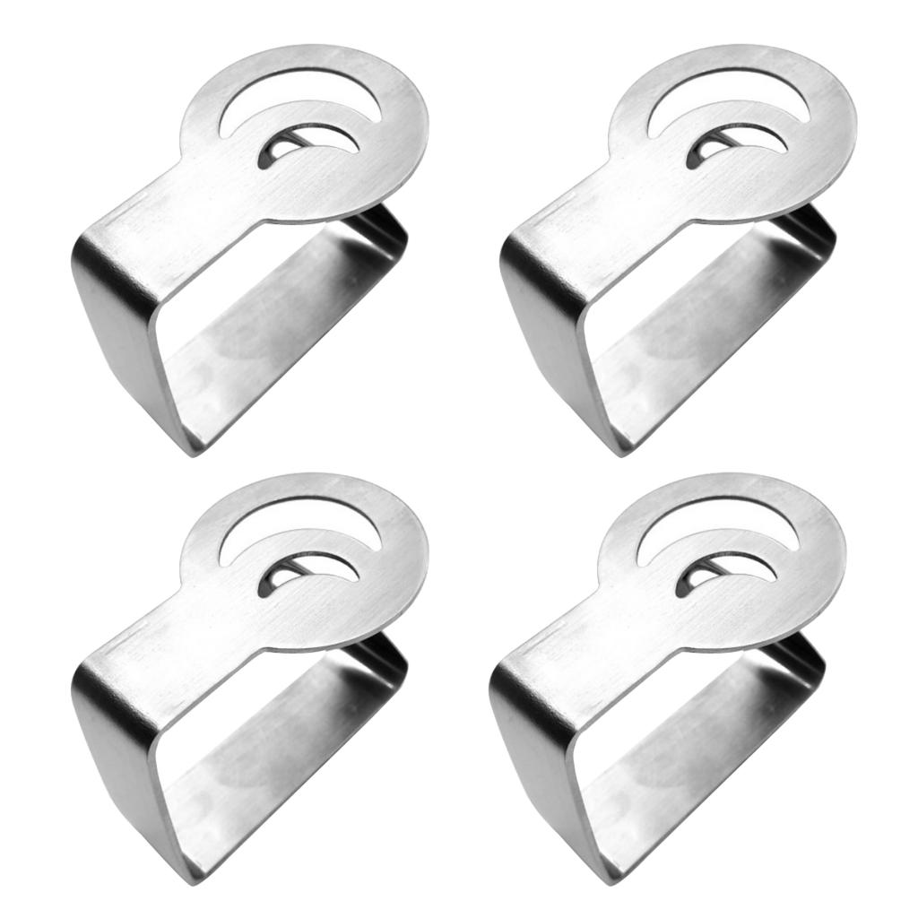 4 sztuk obrus obrus uchwyt zaciskowy zagęszczony silne spinacze robić prania zaciski robić obrusu: księżyc