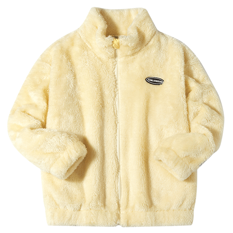 tonnellata Leone bambini inverno ragazze 'peluche cappotto moda carino casuale cerniera boutique abbigliamento per ragazze adatto da 5 a 12 anni: 32149051045302 / 150