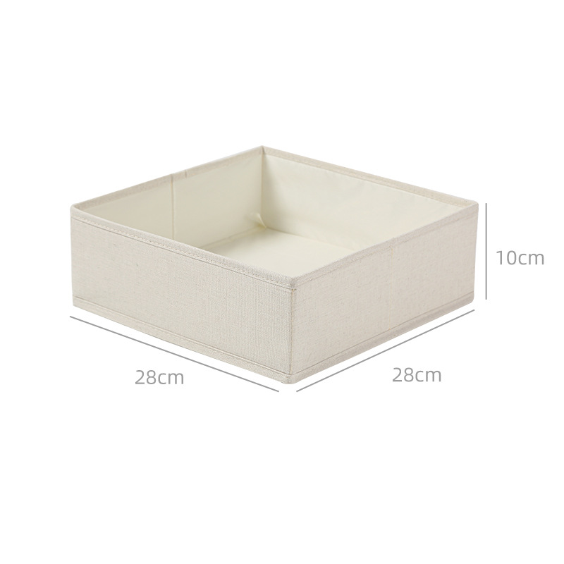 Organizadores de ropa interior de armarios y cajones, armario, ropa, sujetador, organizador para ropa interior, calcetines, pantalones, caja de almacenamiento plegable para el hogar: Amarillo claro