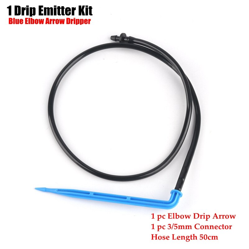 2Sets Garden Drip Irrigation System Kits Bonsai Flower Watering Drip Arrow Drippers Gardening Drip Emitters Sprinklers