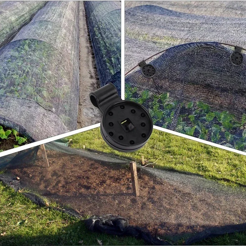 10-100 Uds. Clips de tela para sombra, abrazaderas para tela de sombra, ojales para cubierta de malla de red, tela bloqueadora solar en jardín, patio trasero, fijador de invernadero