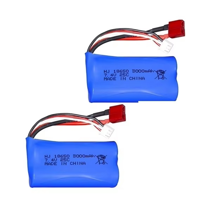 2S 7.4V 3000mah lipo Battery 18650 For Wltoys 144001 A959-B A969-B A979-B K929-B 12428 12423 10428 Q39 RC Car Spare Parts: Blue