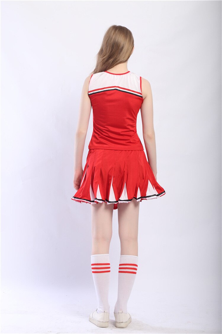 Fille Cheerleading robe Cheerleading Football bébé aérobic Costume femmes uniformes scolaires adultes Cheerleader danse Costumes